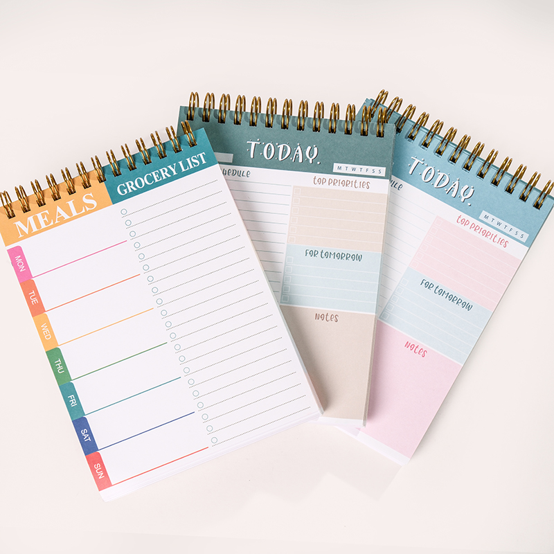 English Note Pad Planner