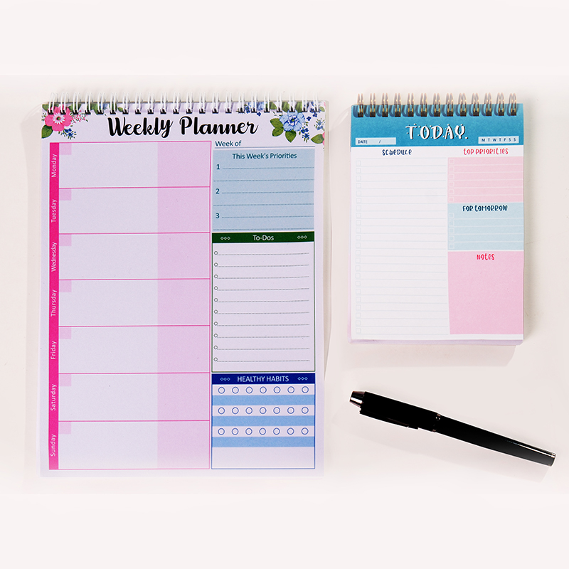 English Note Pad Planner